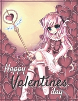 Happy Valentines day: Valentines Coloring Book for adults Women, Teens ,Girls B08VCQWRW6 Book Cover