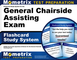 Flashcard Study System for the General Chairside Assisting Exam: Danb Test Practice Questions and Review for the General Chairside Assisting Exam 1609716116 Book Cover