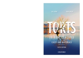 Torts in New Zealand: Cases and Materials 0190327227 Book Cover