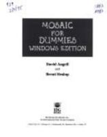 Mosaic for Dummies Windows Edition (For Dummies) 1568842422 Book Cover