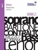 V5R03 - Voice Repertoire 2019 Edition - Level 3 - The Royal Conservatory 1554408660 Book Cover