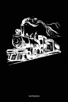 Notebook: Liniertes Notizbuch A5 - Lokomotive Eisenbahn Dampflok Notizbuch I Zugf�hrer Dampflokomotive Geschenk 1706077289 Book Cover