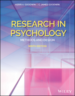 Research in Psychology: Methods and Design 1119667305 Book Cover