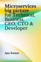 Microservices big picture for Technical, Business, CEO, CTO & Developer B08B384JG4 Book Cover