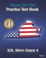 Virginia Test Prep Practice Test Book Sol Math Grade 4 148272748X Book Cover