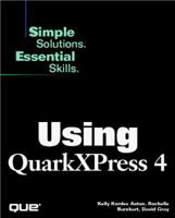 Using Quarkxpress 4 0789716593 Book Cover