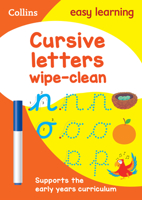 Cursive Letters Age 3-5 Wipe Clean Activity Book: Reception English Home Learning and School Resources from the Publisher of Revision Practice Guides, Workbooks, and Activities. (Collins Easy Learning 0008335834 Book Cover