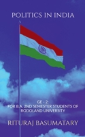 Politics in India B0BP2P59G7 Book Cover