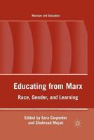 Educating from Marx 0230115810 Book Cover