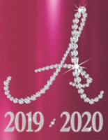 Weekly Planner Initial Letter “A” Monogram September 2019  -  December 2020: Letter A4 Hot Pink Diamond Initial Daily Schedule Large Print Agenda (2019-2020 Pink Metallic Diamond Letter Weekly) 1691731552 Book Cover