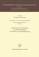Die Entwicklung neuer Haarbeizen unter der Berücksichtigung der Abwasser- und Umweltbedingungen 353102762X Book Cover