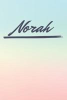 Norah: Personalized Norah Journal / Birthday Gift / Greeting Card / Diary Name Gift Alternative 1081224932 Book Cover