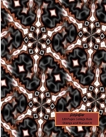 BethBirdBooks 120 Pages College Rule: Orange and Maroon 4 1087287170 Book Cover