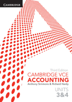 Cambridge Vce Accounting Units 3 and 4 0521671280 Book Cover