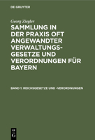 Reichsgesetze Und -Verordnungen 3112408691 Book Cover