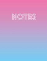 Notes: Gradient - Single Subject Notebook (College Ruled) 1082057711 Book Cover