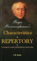 Boger Boenninghausen's Characteristics & Repertory 8131903133 Book Cover