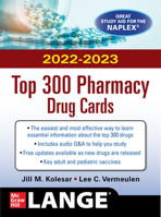 McGraw Hill's 2022/2023 Top 300 Pharmacy Drug Cards null Book Cover