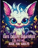 Cute Creepy Creatures Coloring Book for Adults: Adorable Fantasy Little Monsters Coloring Pages for Adults and Teens Relaxation B0CHN6RKSL Book Cover
