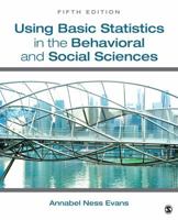 Using Basic Statistics in the Behavioral and Social Sciences [with SPSS v22.0] 145225950X Book Cover