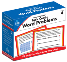 Task Cards: Word Problems, Grade 4 1483817148 Book Cover