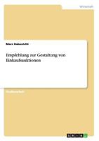 Empfehlung zur Gestaltung von Einkaufsauktionen 365602457X Book Cover