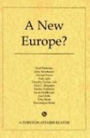 A New Europe? 0876092660 Book Cover