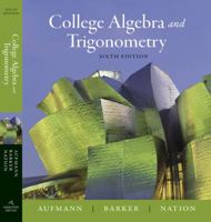 College Algebra and Trigonometry 0618386807 Book Cover