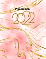 Planificador 2022: Grande agenda anual 2022 12 meses ,1 día por 1 página , -mármol- español 365 dias| Calendario Organizador B0943N75L8 Book Cover