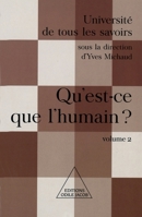 Qu'est-ce que l'humain ?: UTLS, volume 2 2738108911 Book Cover