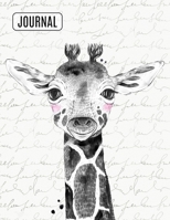 Big Fat Bullet Style Journal Notebook Inky Giraffe: Huge Dot Grid Book For Journaling Over 300 Numbered Pages (Nature Series) 1699949263 Book Cover