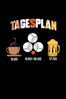 Tagesplan: Dotted Punkteraster Notizbuch A5 - Boule Petanque Notizbuch I Kaffee Boccia Bier I Outdoor Ballsport Geschenk 1708558209 Book Cover