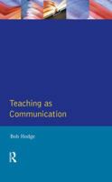 Teaching as Communication 1138456683 Book Cover