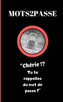 Mots2Passe: Carnet broché pour inscrire les mots de passe d'accès à vos sites Internet favoris. (French Edition) 1696286522 Book Cover