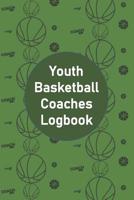 Youth Basketball Coaches Logbook: A Dated 2019-2020 Academic Yr Notebook for Plays, Strategies, Goals, and Game Statistics-Green Background Ball Pattern 1079145605 Book Cover