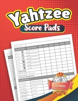 Yahtzee Score Pads: Large Print Size 8.5" x 11" 1679875515 Book Cover