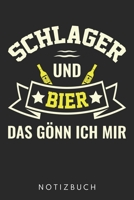 Schlager Und Bier Das G�nn Ich Mir: Din A5 Kariertes Heft (Kariert) Mit Karos F�r Schlager Notizbuch Tagebuch Planer Musik Schlagermusiker Notiz Buch Geschenk Schlager Schlagermusik Notebook 1678637858 Book Cover