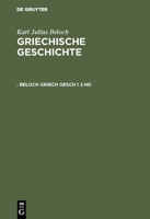Beloch Griech Gesch 1 1 ND 3110004275 Book Cover