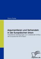 Argumentieren Und Verhandeln in Der Europ Ischen Union 3836665980 Book Cover