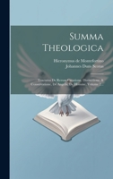 Summa Theologica: Tractatus De Rerum Creatione, Distinctione, & Conservatione, De Angelis, De Homine, Volume 2... 102143227X Book Cover