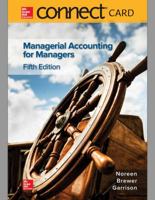 Connect Access Card for Managerial Accounting for Managers 1260480771 Book Cover