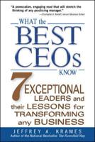 What the Best CEOs Know 007146252X Book Cover