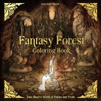 Fantasy Forest Coloring Book: John Bauer's World of Fairies and Trolls 9188369897 Book Cover