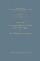 The Epistrategos in Ptolemaic and Roman Egypt: The Ptolemaic Epistrategos 353109906X Book Cover