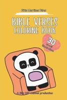 Bible verses coloring book: 30 kawaii ilustrations B08WJZCT41 Book Cover