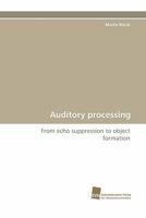 Auditory Processing 3838122011 Book Cover