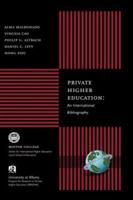Private Higher Education: An International Bibliography (Hc) 1593112068 Book Cover