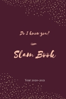 Do I Know You? ~ Slam Book 165955845X Book Cover