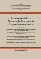 Iterationsverfahren Numerische Mathematik Approximationstheorie 3034858345 Book Cover