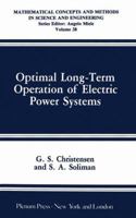 Optimal Long-Term Operation of Electric Power Systems 030642875X Book Cover
